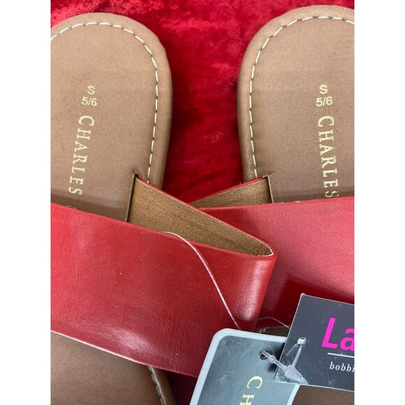 Charles Albert Mara‎ Red Size Small Women's Sandals - Picture 3 of 4